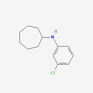 N-(3-chlorophenyl)cycloheptanamine