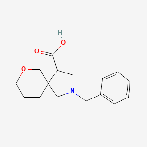 2-Benzyl-7-oxa-2-azaspiro[4.5]decane-4-carboxylic acid