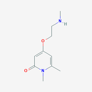 1,6-Dimethyl-4-[2-(methylamino)ethoxy]-1,2-dihydropyridin-2-one