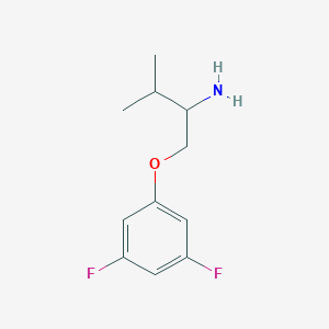 1-(2-Amino-3-methylbutoxy)-3,5-difluorobenzene