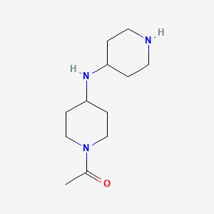 1-{4-[(Piperidin-4-yl)amino]piperidin-1-yl}ethan-1-one