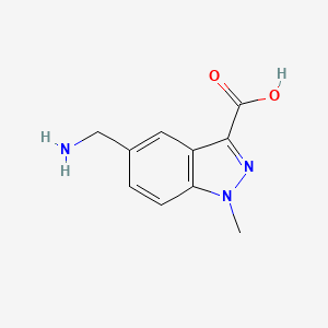 5-(Aminomethyl)-1-methyl-1H-indazole-3-carboxylic acid