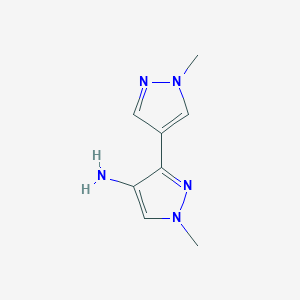 1-methyl-3-(1-methyl-1H-pyrazol-4-yl)-1H-pyrazol-4-amine