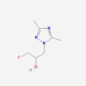 1-(Dimethyl-1H-1,2,4-triazol-1-yl)-3-fluoropropan-2-ol