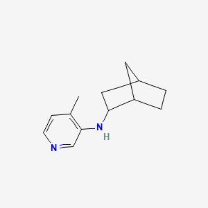 molecular formula C13H18N2 B13238969 N-{bicyclo[2.2.1]heptan-2-yl}-4-methylpyridin-3-amine 