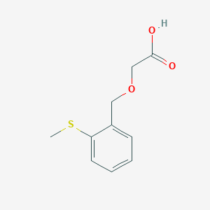 2-{[2-(Methylsulfanyl)phenyl]methoxy}acetic acid