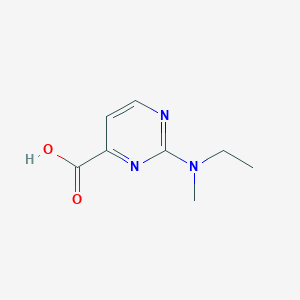 2-[Ethyl(methyl)amino]pyrimidine-4-carboxylic acid