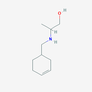 2-[(Cyclohex-3-en-1-ylmethyl)amino]propan-1-ol