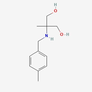 2-Methyl-2-{[(4-methylphenyl)methyl]amino}propane-1,3-diol