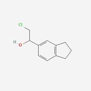 2-chloro-1-(2,3-dihydro-1H-inden-5-yl)ethan-1-ol