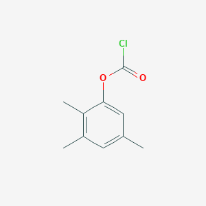 molecular formula C10H11ClO2 B13239161 2,3,5-Trimethylphenyl chloroformate 