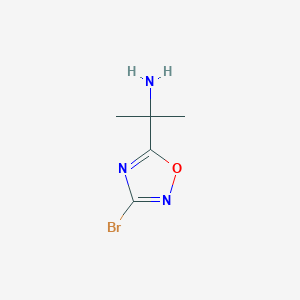 2-(3-Bromo-1,2,4-oxadiazol-5-YL)propan-2-amine