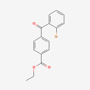 B1323920 2-Bromo-4'carboethoxybenzophenone CAS No. 746651-78-5