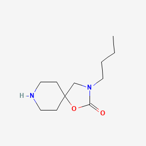 3-Butyl-1-oxa-3,8-diazaspiro[4.5]decan-2-one