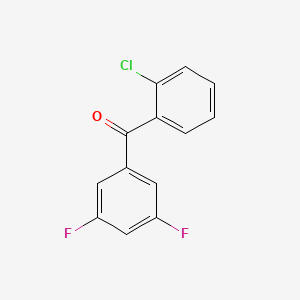 B1323923 2-Chloro-3',5'-difluorobenzophenone CAS No. 746651-97-8