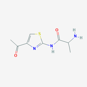 N-(4-acetyl-1,3-thiazol-2-yl)-2-aminopropanamide