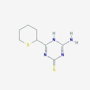 4-Amino-6-(thian-2-YL)-1,3,5-triazine-2-thiol