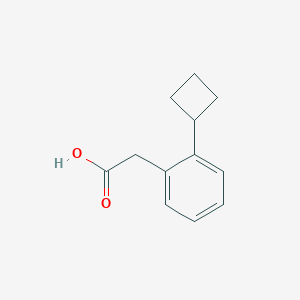 2-(2-Cyclobutylphenyl)acetic acid