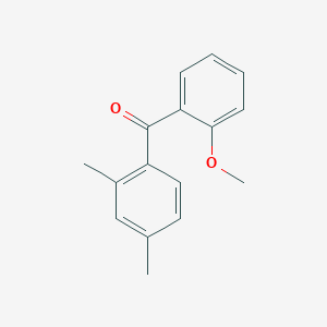 B1323927 2,4-Dimethyl-2'-methoxybenzophenone CAS No. 750633-50-2