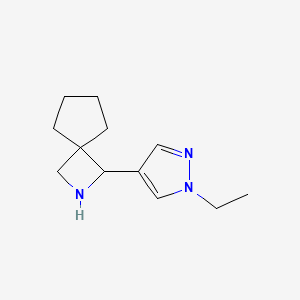 1-(1-Ethyl-1H-pyrazol-4-yl)-2-azaspiro[3.4]octane