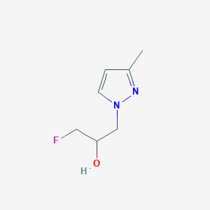 1-Fluoro-3-(3-methyl-1H-pyrazol-1-yl)propan-2-ol