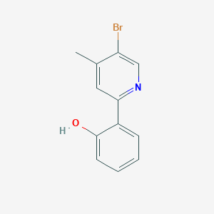 2-(5-Bromo-4-methylpyridin-2-yl)phenol