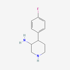 4-(4-Fluorophenyl)piperidin-3-amine