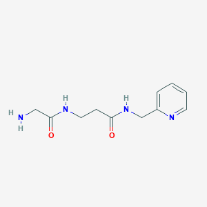 3-(2-Aminoacetamido)-N-(pyridin-2-ylmethyl)propanamide