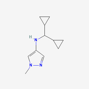 N-(dicyclopropylmethyl)-1-methyl-1H-pyrazol-4-amine