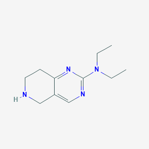 N,N-Diethyl-5H,6H,7H,8H-pyrido[4,3-d]pyrimidin-2-amine