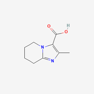 2-Methyl-5H,6H,7H,8H-imidazo[1,2-a]pyridine-3-carboxylic acid