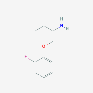 1-(2-Amino-3-methylbutoxy)-2-fluorobenzene