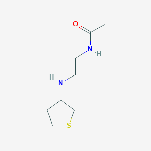 N-{2-[(thiolan-3-yl)amino]ethyl}acetamide