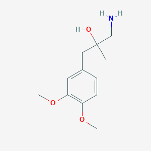 1-Amino-3-(3,4-dimethoxyphenyl)-2-methylpropan-2-ol