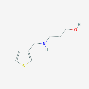 3-[(Thiophen-3-ylmethyl)amino]propan-1-ol