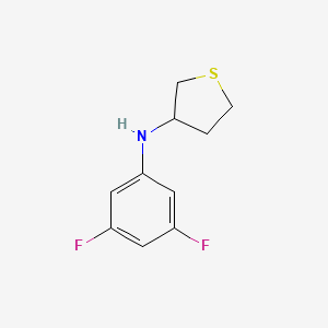 N-(3,5-difluorophenyl)thiolan-3-amine