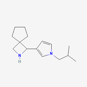 1-[1-(2-Methylpropyl)-1H-pyrrol-3-yl]-2-azaspiro[3.4]octane