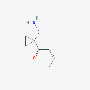 1-[1-(Aminomethyl)cyclopropyl]-3-methylbut-2-en-1-one