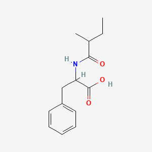 2-(2-Methylbutanamido)-3-phenylpropanoic acid