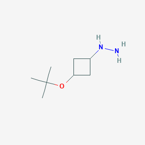 [3-(tert-Butoxy)cyclobutyl]hydrazine