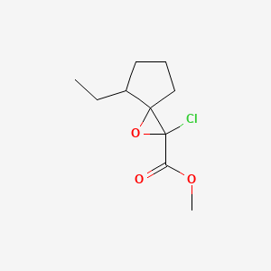 Methyl 2-chloro-4-ethyl-1-oxaspiro[2.4]heptane-2-carboxylate