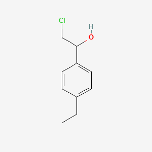 molecular formula C10H13ClO B13239719 2-Chloro-1-(4-ethylphenyl)ethan-1-ol 