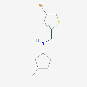 N-[(4-bromothiophen-2-yl)methyl]-3-methylcyclopentan-1-amine