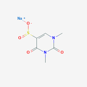 Sodium 1,3-dimethyl-2,4-dioxo-1,2,3,4-tetrahydropyrimidine-5-sulfinate