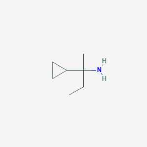 2-Cyclopropylbutan-2-amine