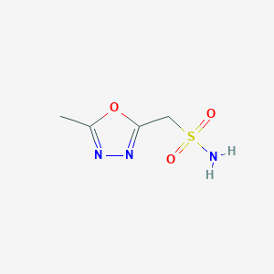 (5-Methyl-1,3,4-oxadiazol-2-YL)methanesulfonamide