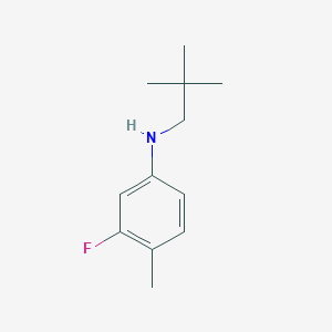 N-(2,2-dimethylpropyl)-3-fluoro-4-methylaniline