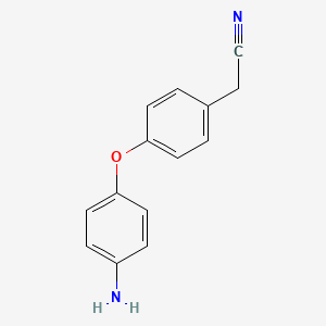 2-[4-(4-Aminophenoxy)phenyl]acetonitrile