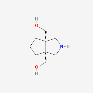 [(3AR,6aS)-6a-(hydroxymethyl)-octahydrocyclopenta[c]pyrrol-3a-yl]methanol