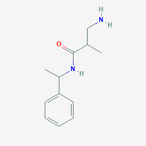 3-amino-2-methyl-N-(1-phenylethyl)propanamide